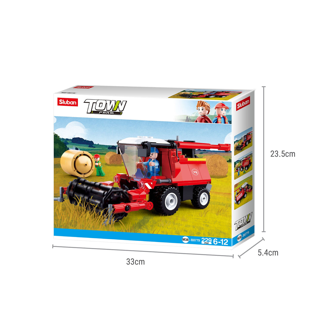 Playzu By Sluban TOWN-Harvester(229pcs) || 6years++ - Toys4All.in