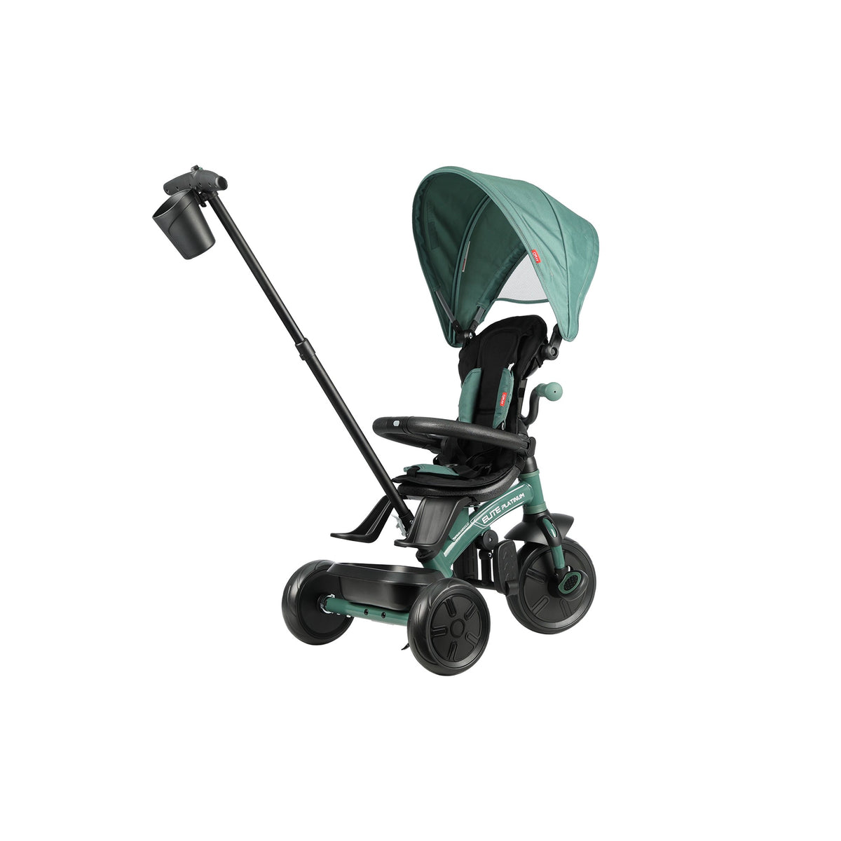 Qplay Stroller Elite Platinum 6in1 Green 10 to 72 Months