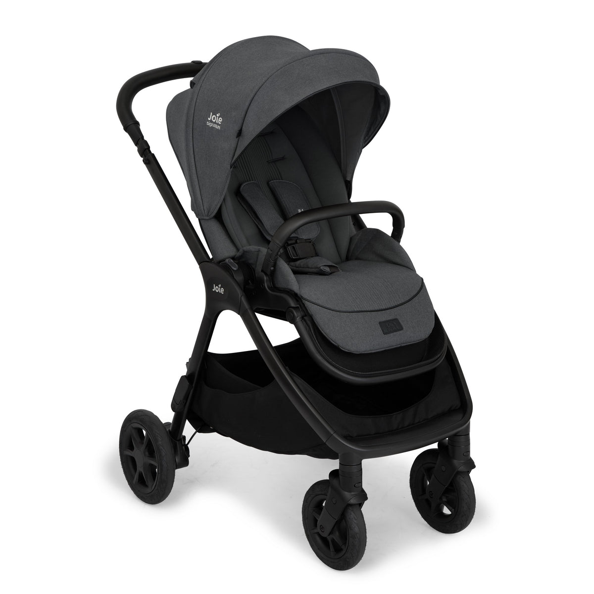 Joie Stroller Finiti With Rain Cover &amp; Adpt Ebony 0 to 22kg - Open Box