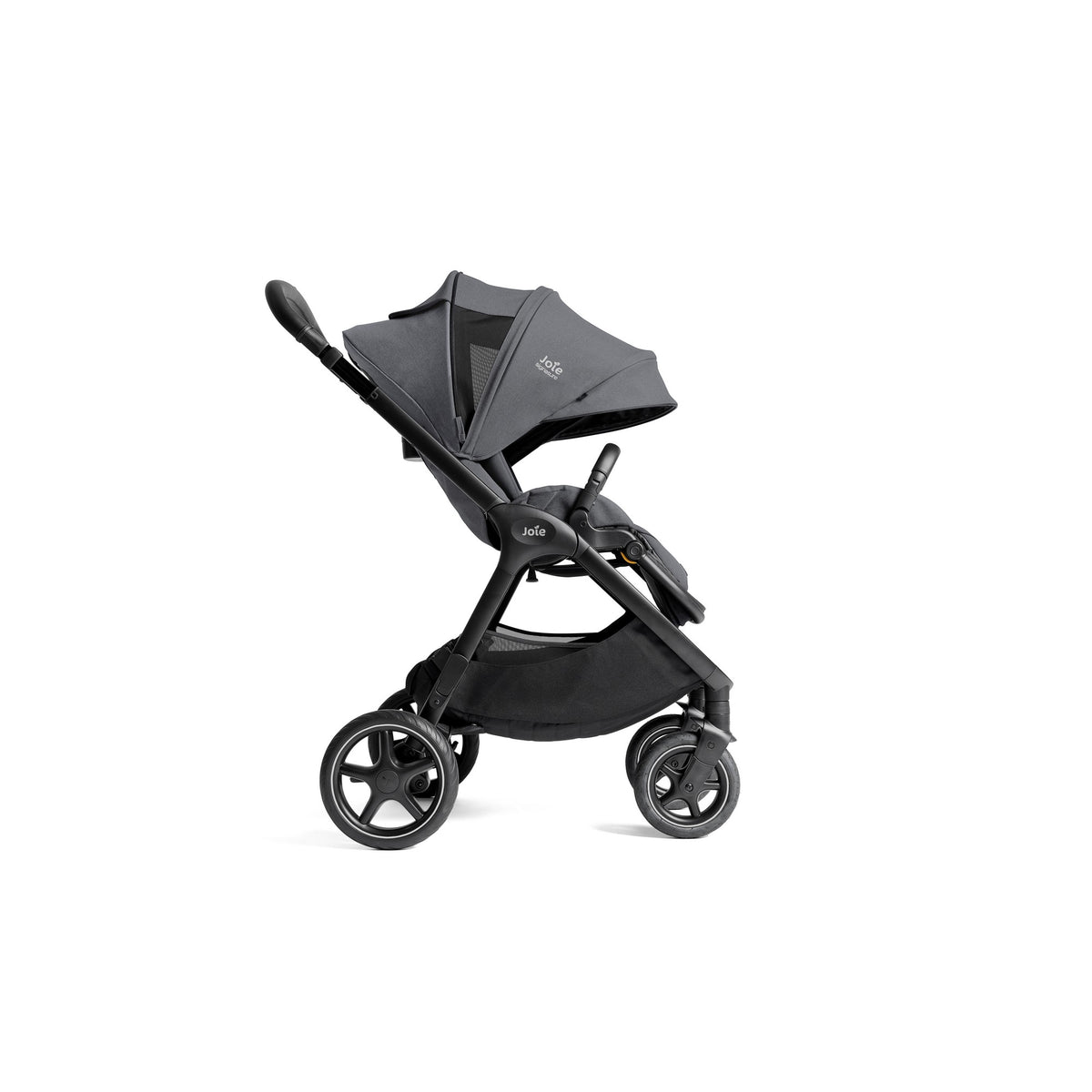Joie Stroller Finiti With Rain Cover &amp; Adpt Ebony 0 to 22kg - Open Box