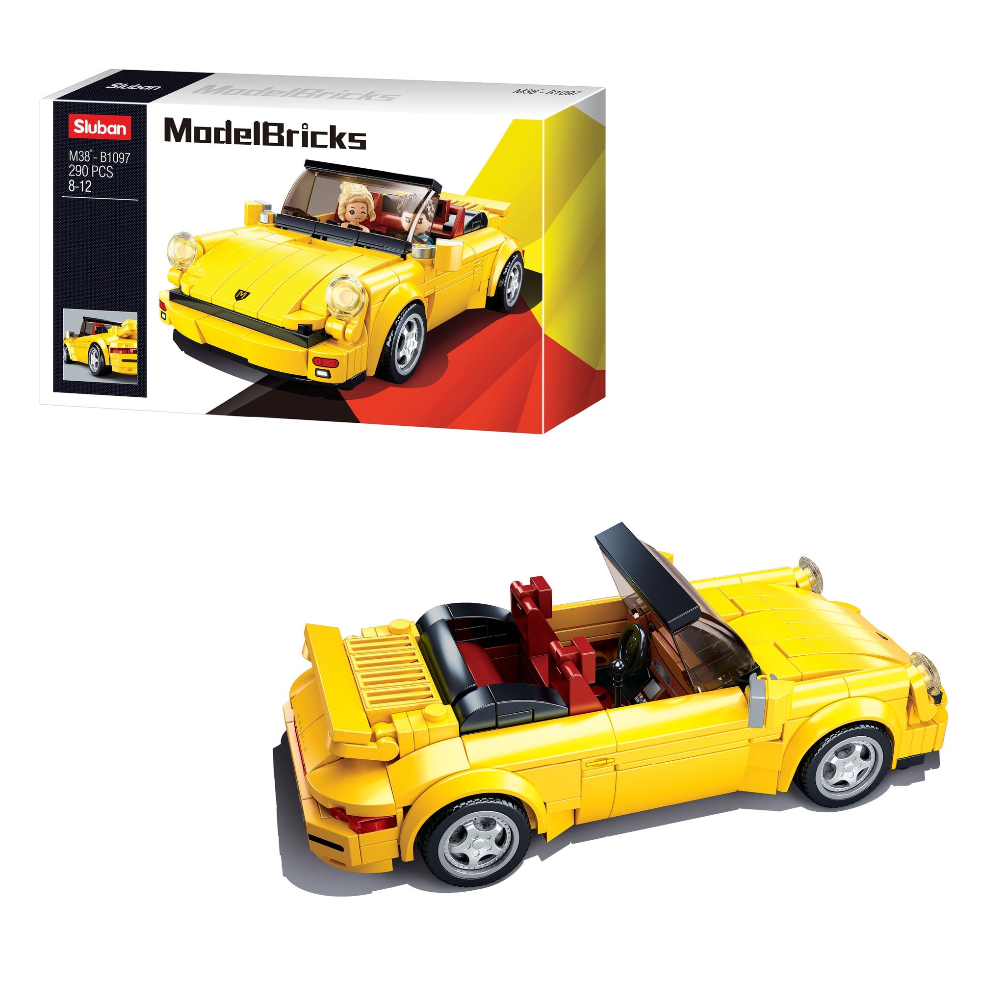 SLUBAN® Modelbricks-930 Sport Car Building Blocks - Toys4All.in
