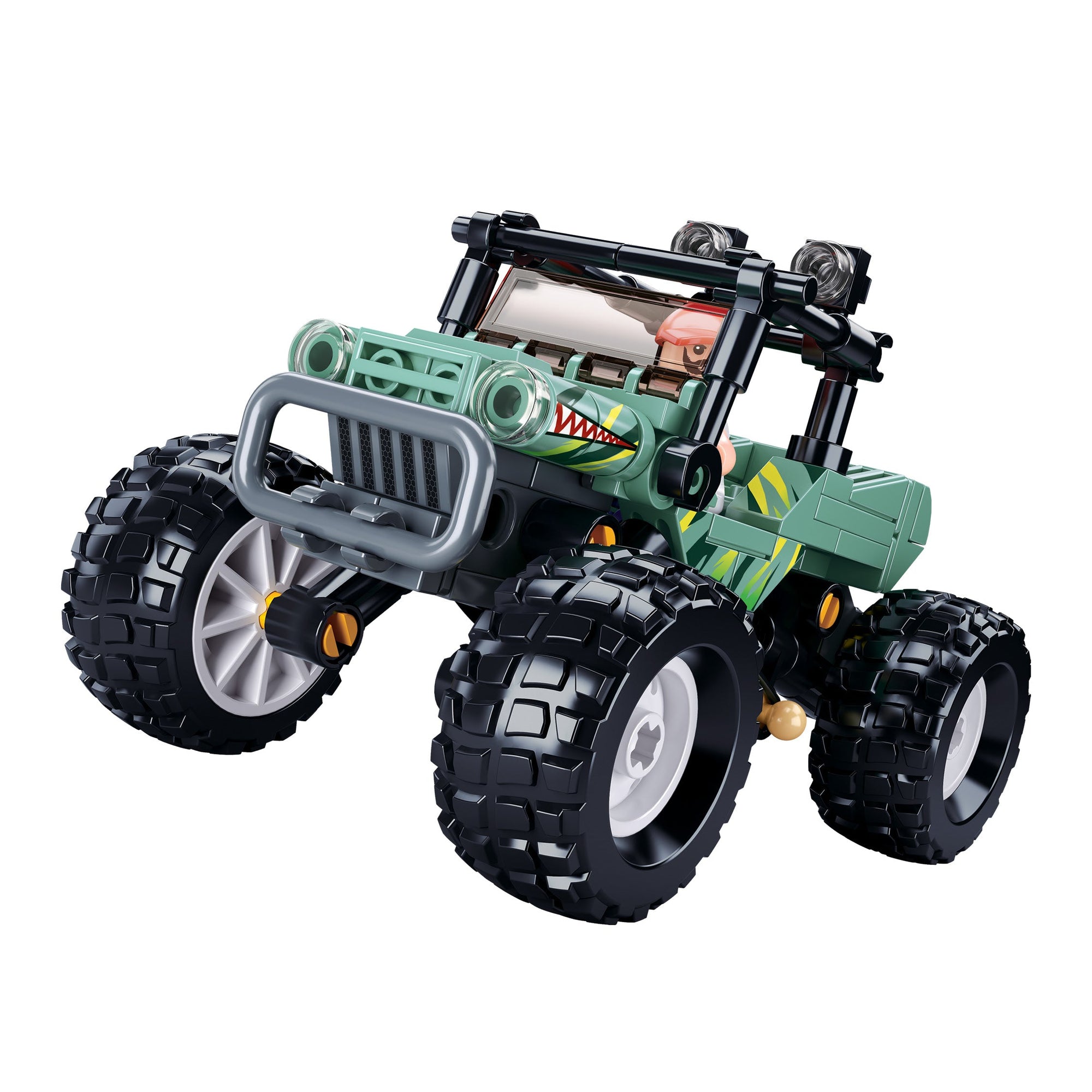 SLUBAN® Off-road Vehicle-Green  Building Blocks || 8years to 14years - Toys4All.in