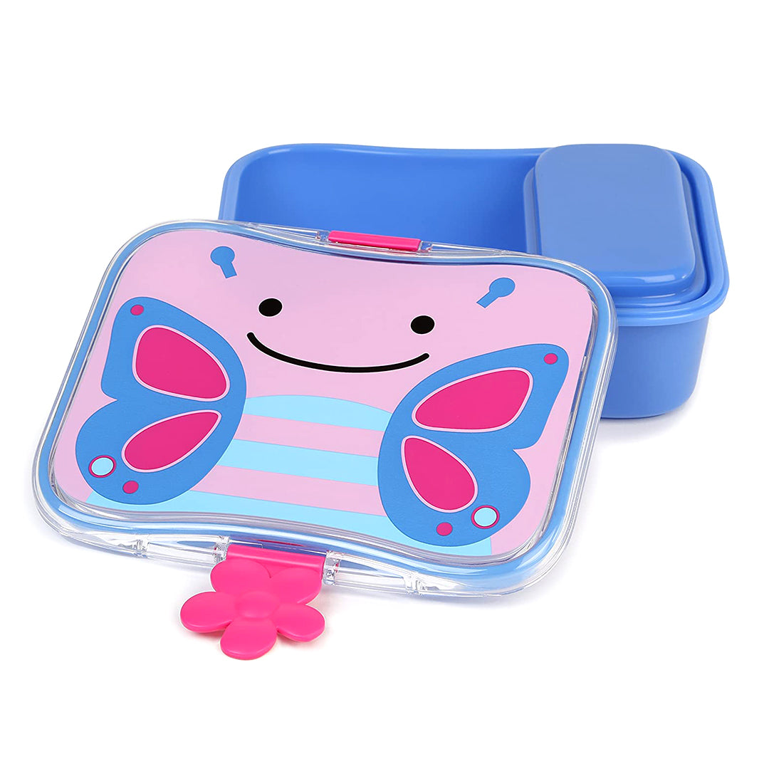 Skip Hop Zoo 4 Piece Lunch Kit || Fashion-Butterfly || 3years to 6years - Toys4All.in