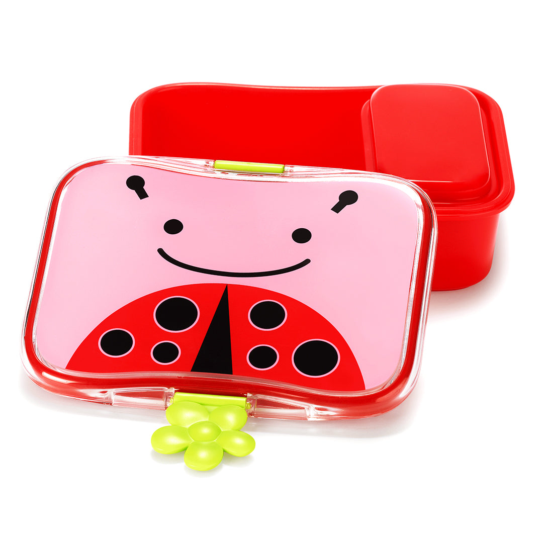 Skip Hop Zoo 4 Piece Lunch Kit || Fashion-Ladybug || 3years to 6years - Toys4All.in