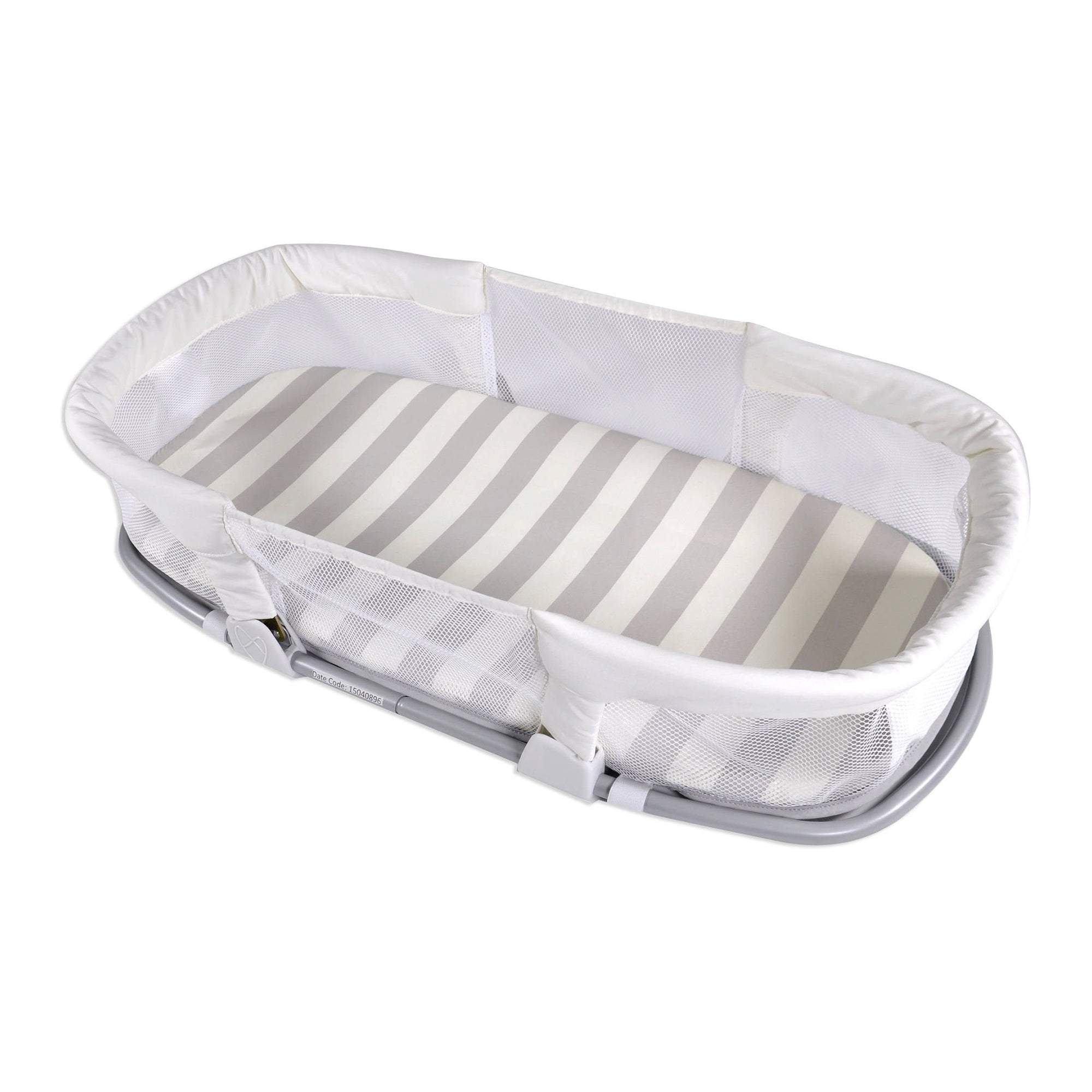 Summer Infant By Your Side Sleeper Bassinet || Fashion-Grey || Used for Birth+ To 6months || Distress Box - Toys4All.in
