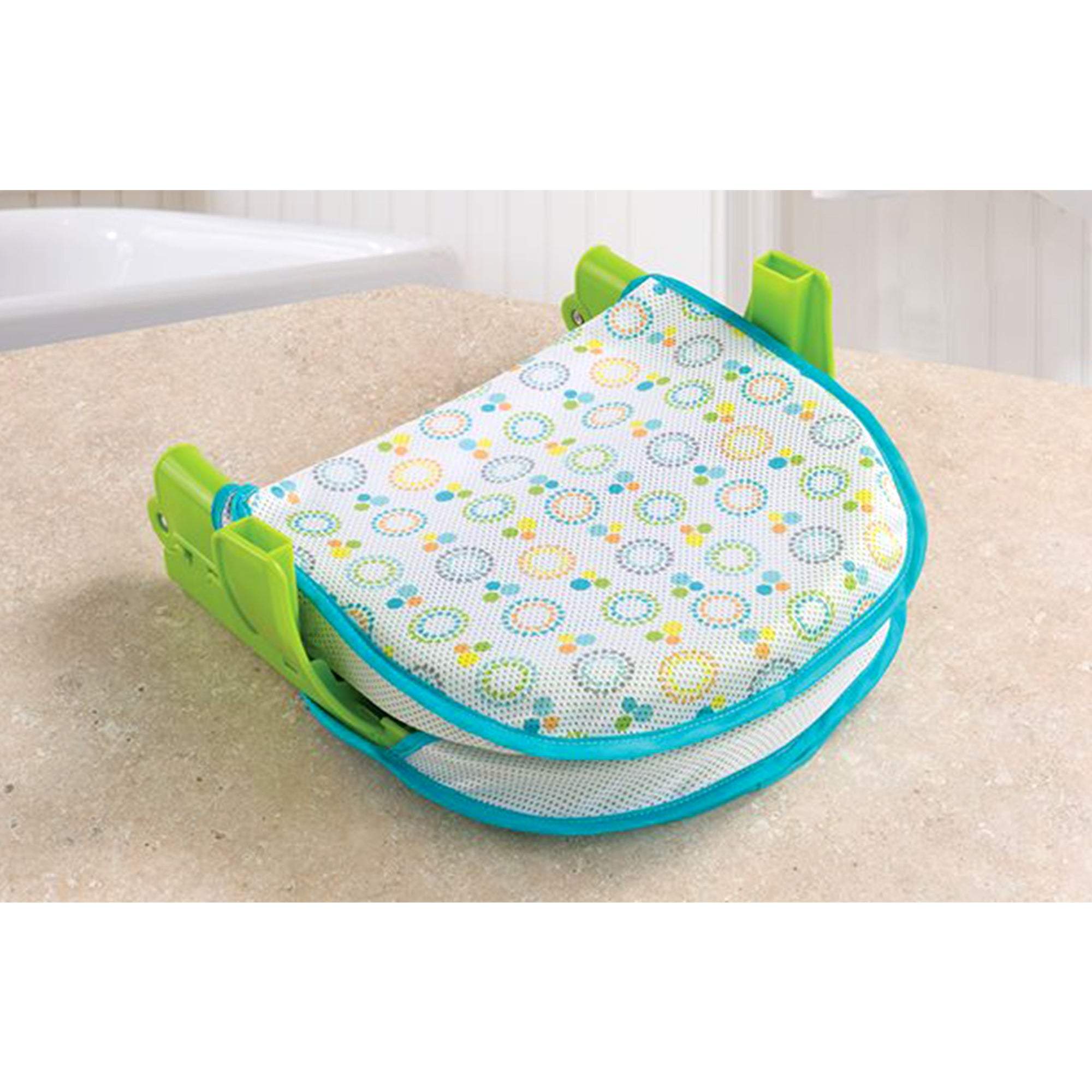 Summer Infant Folding Bath Sling With Warming Wings Green || Birth+ to 9months || Distress Box - Toys4All.in