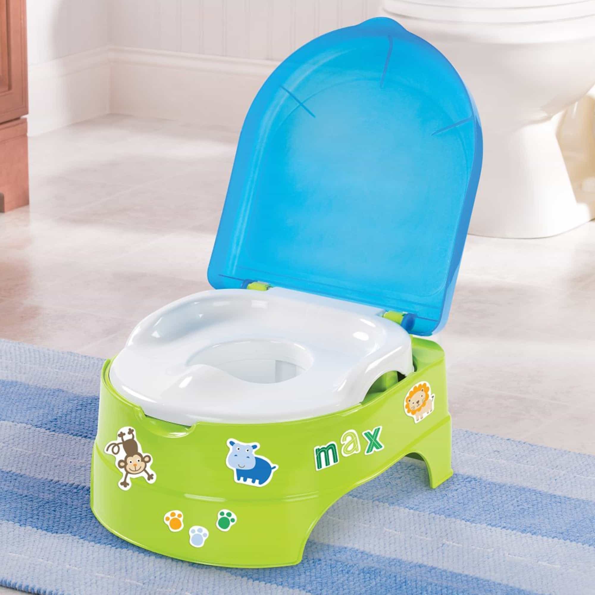 Summer Infant My Fun Potty - 8L Blue & Green || || 6months to 18months || Distress Box - Toys4All.in