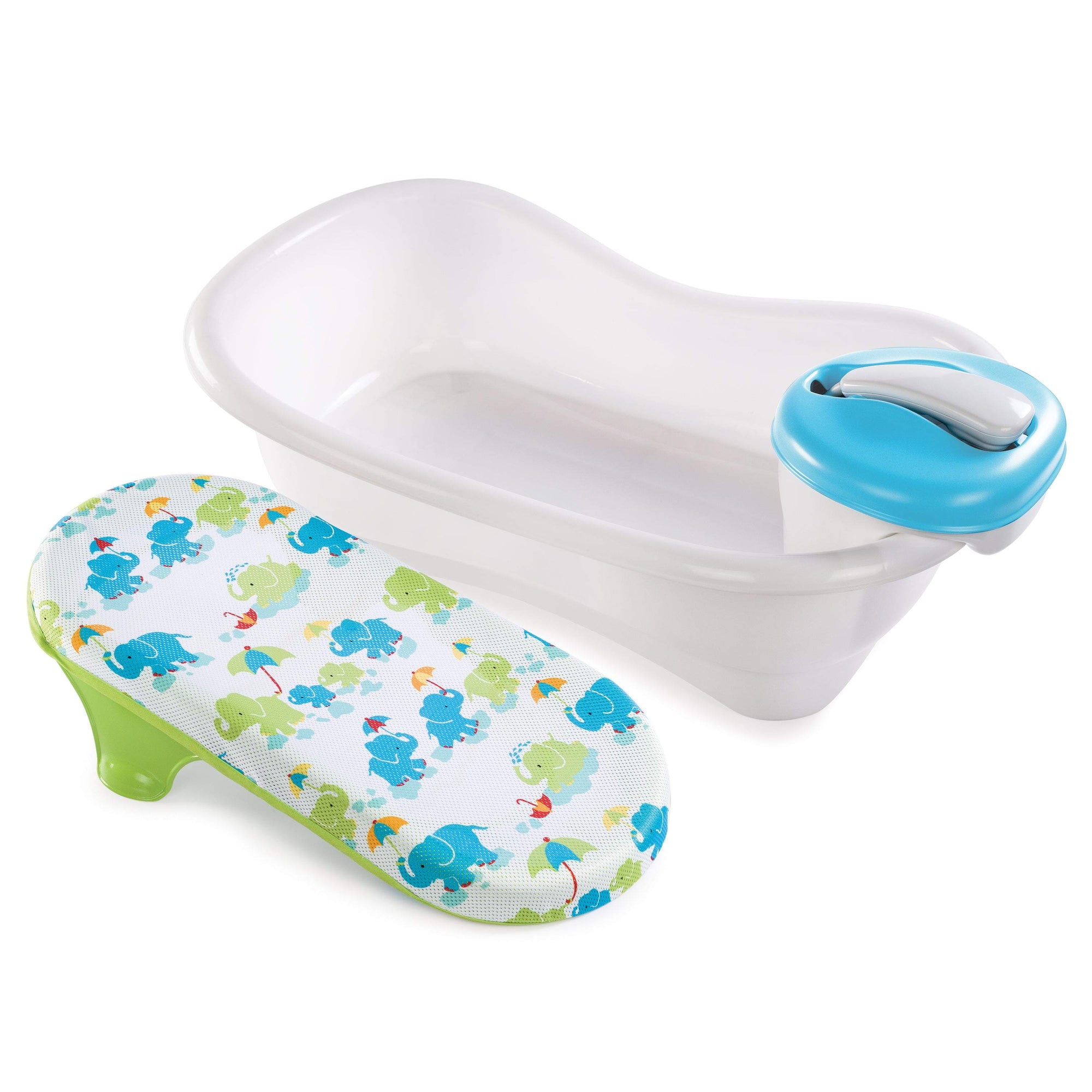 Summer Infant Newborn-To-Toddler Bath Center & Shower Blue || Birth+ to 12months - Toys4All.in