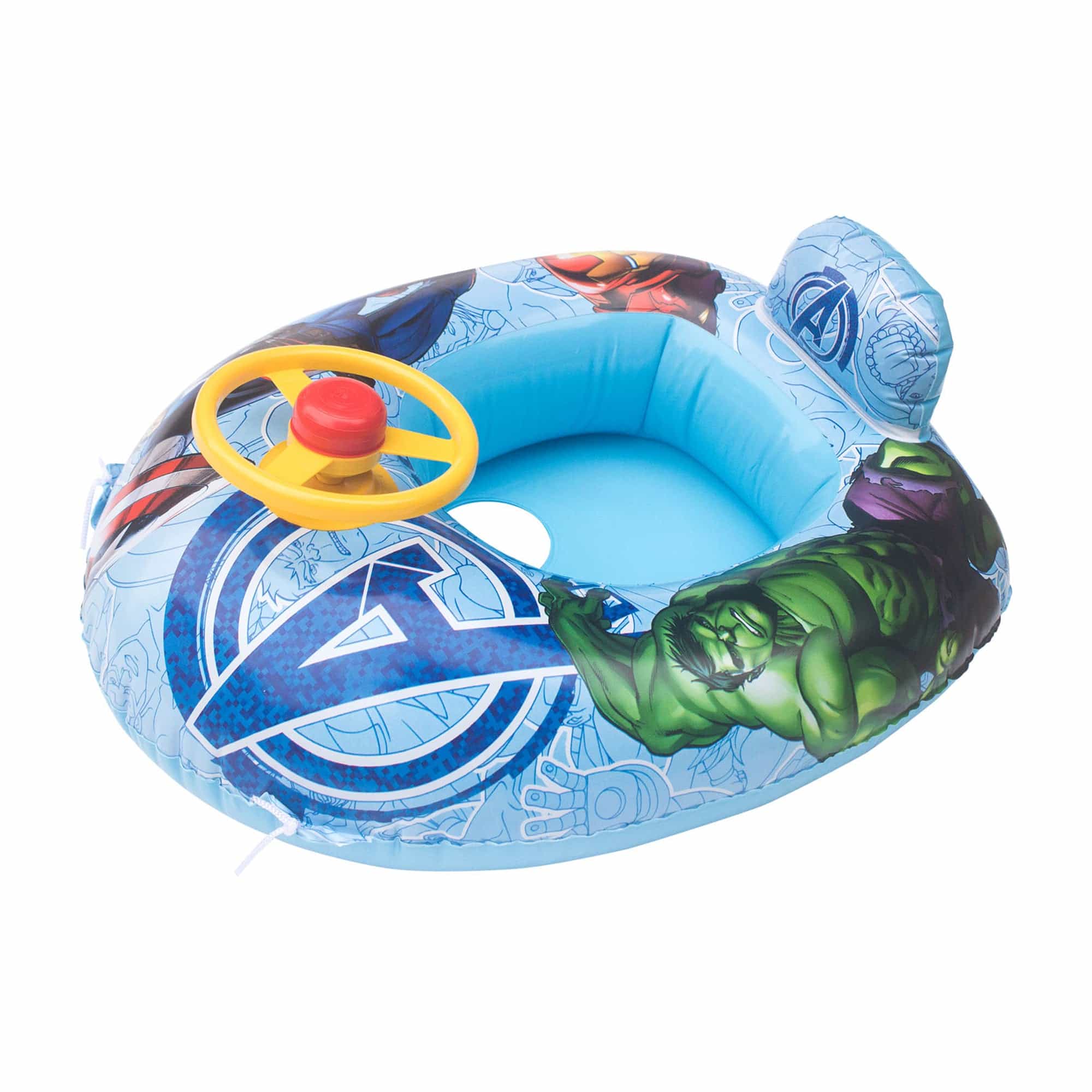 Marvel Avengers Inflatable Swim Boats for Kids, Beach Floaties for Summer Swim Party, Leakage Proof Valve Design || 3-8 Years - Toys4All.in