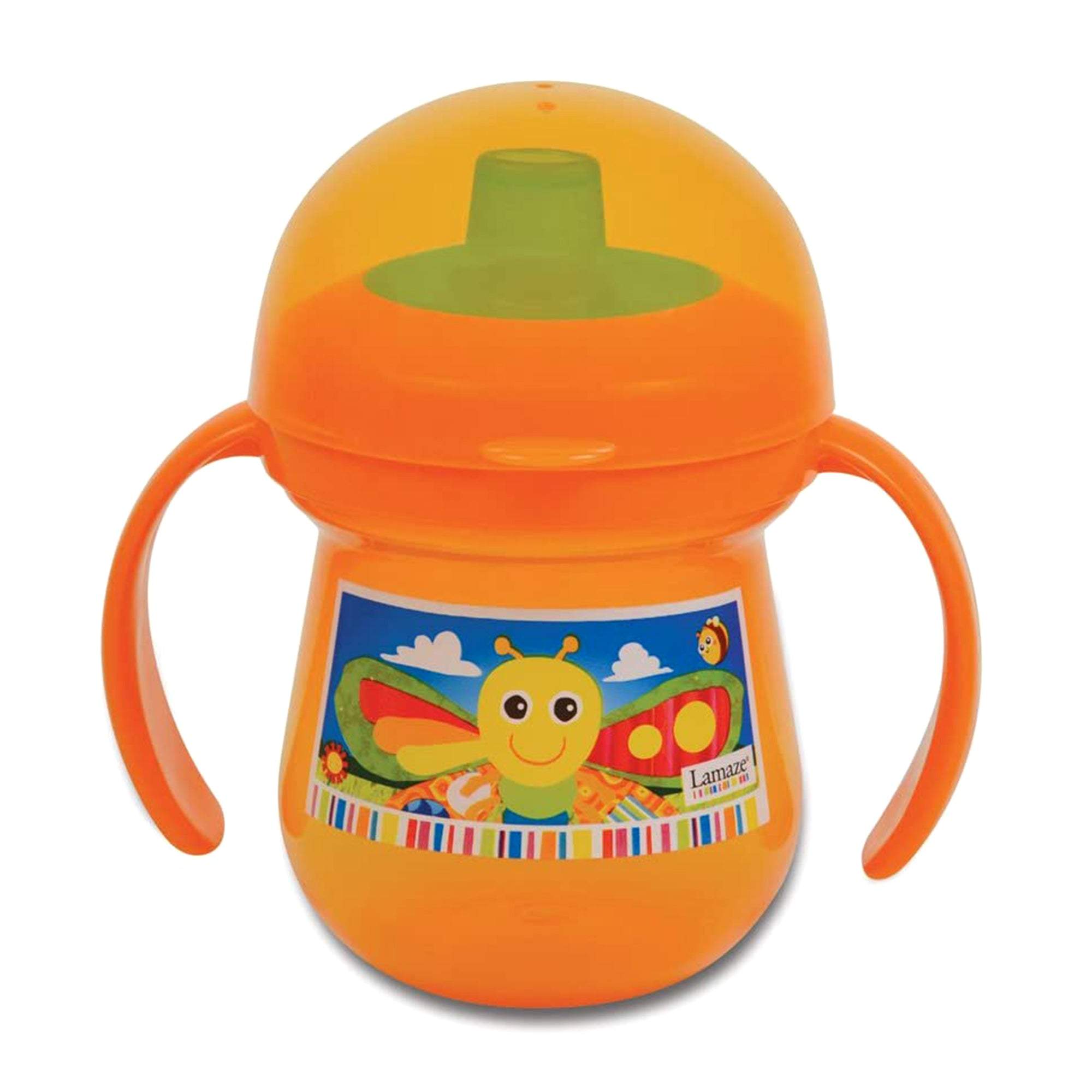 The First Years Lamaze 7 Oz Non Spill / Freddie Trainer Cup Orange || 9months to 36months - Toys4All.in