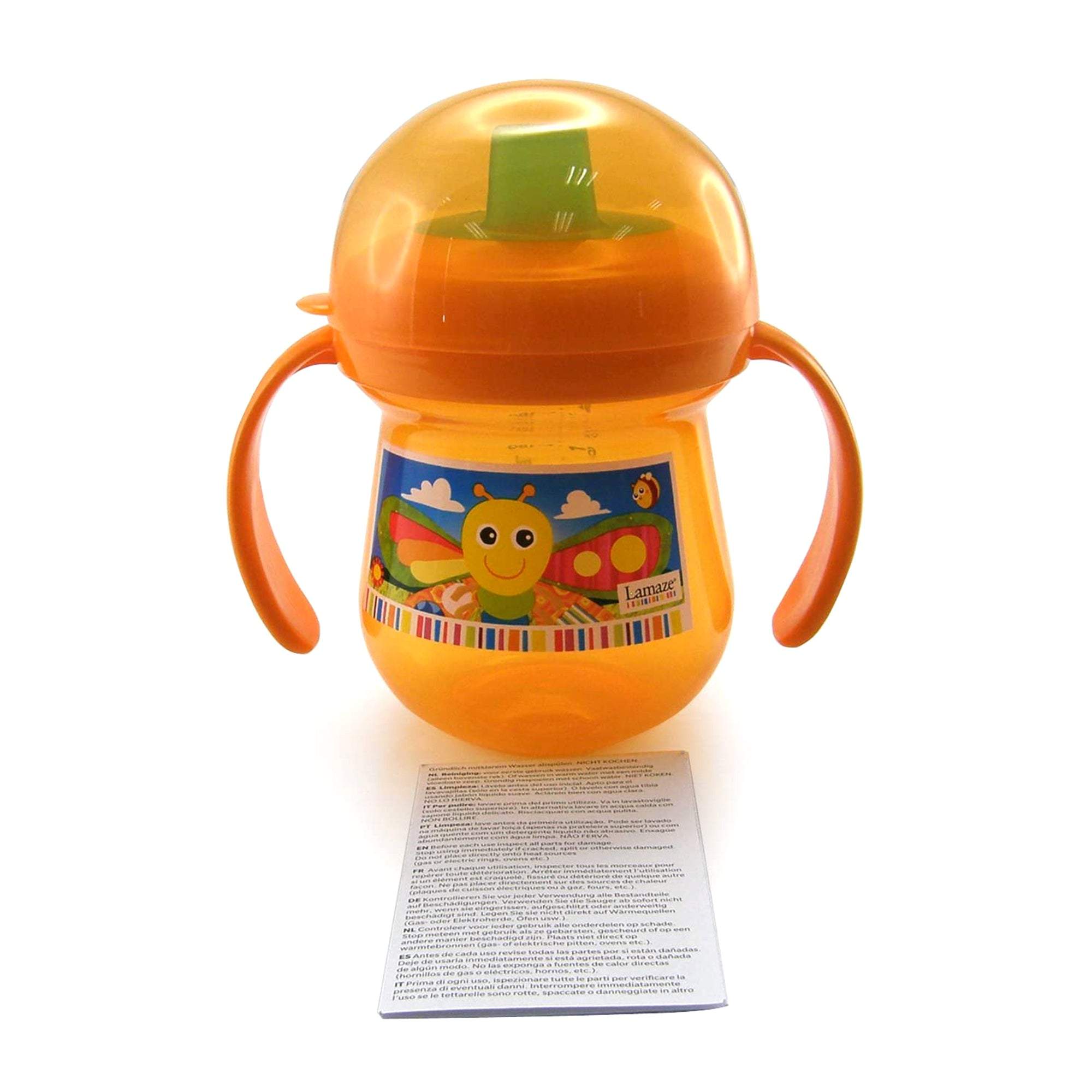 The First Years Lamaze 7 Oz Non Spill / Freddie Trainer Cup Orange || 9months to 36months - Toys4All.in