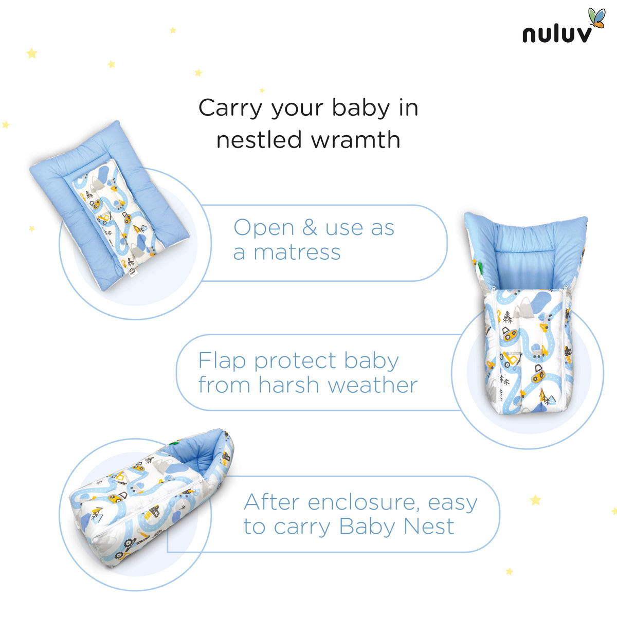Nuluv  Carry Nest for New Born