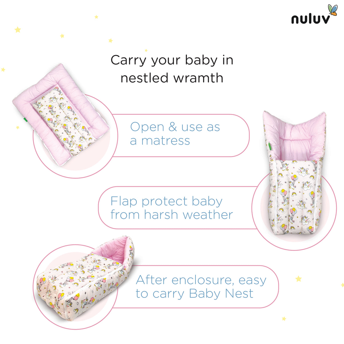Nuluv  Carry Nest for New Born