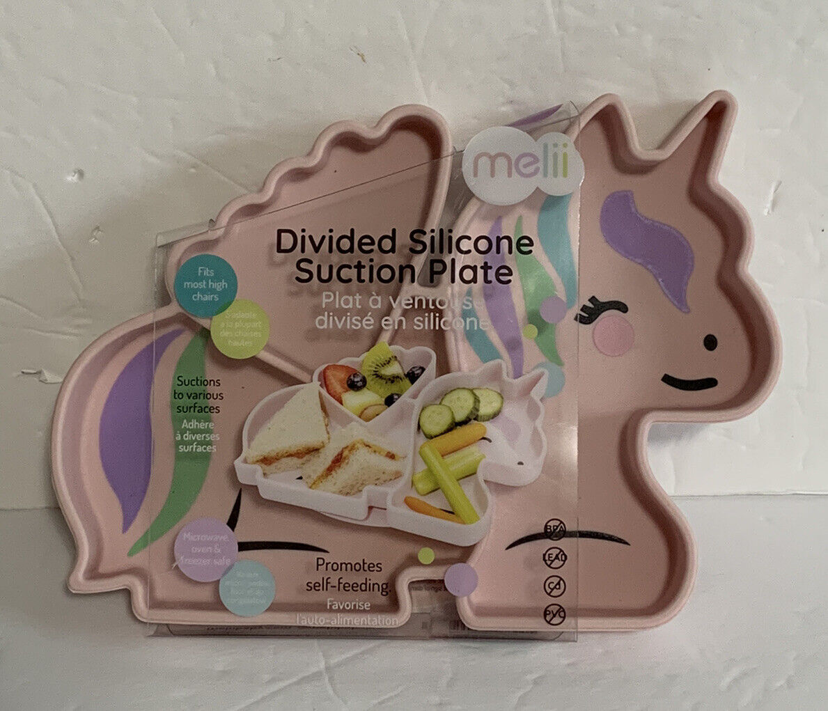 Melii Silicone Divided Plate - 6 to 24 Months